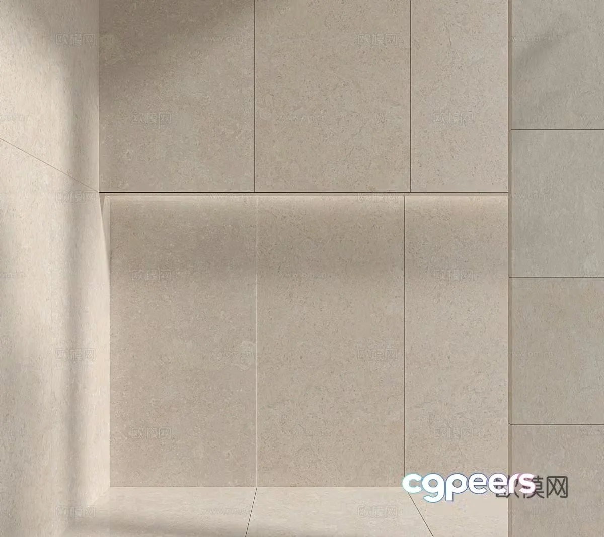 Wall tiles Floor tiles 3d model
