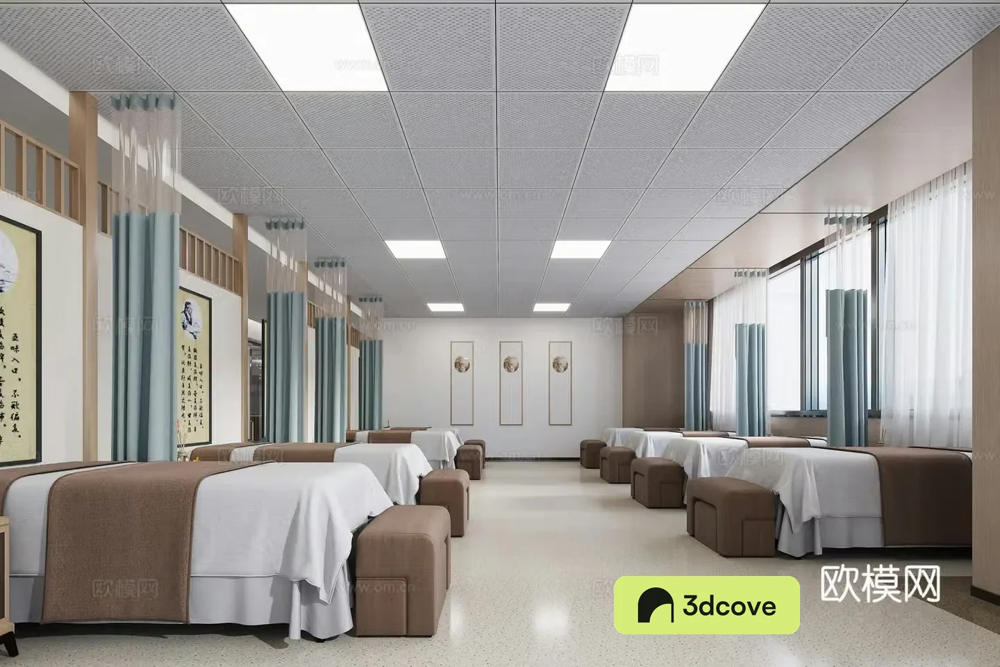 Traditional Chinese Medicine Physical Therapy Room