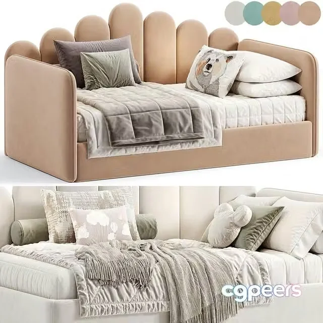 3ds Max Free – Avelin Kids Bedby Mamoony