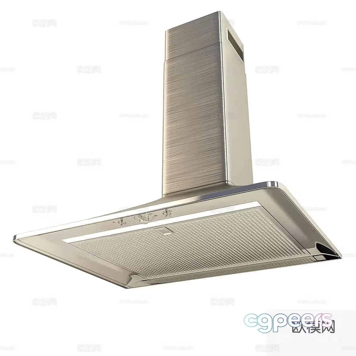 Light luxury range hood range hood range hood kitchen appliances daily appliances 3D model