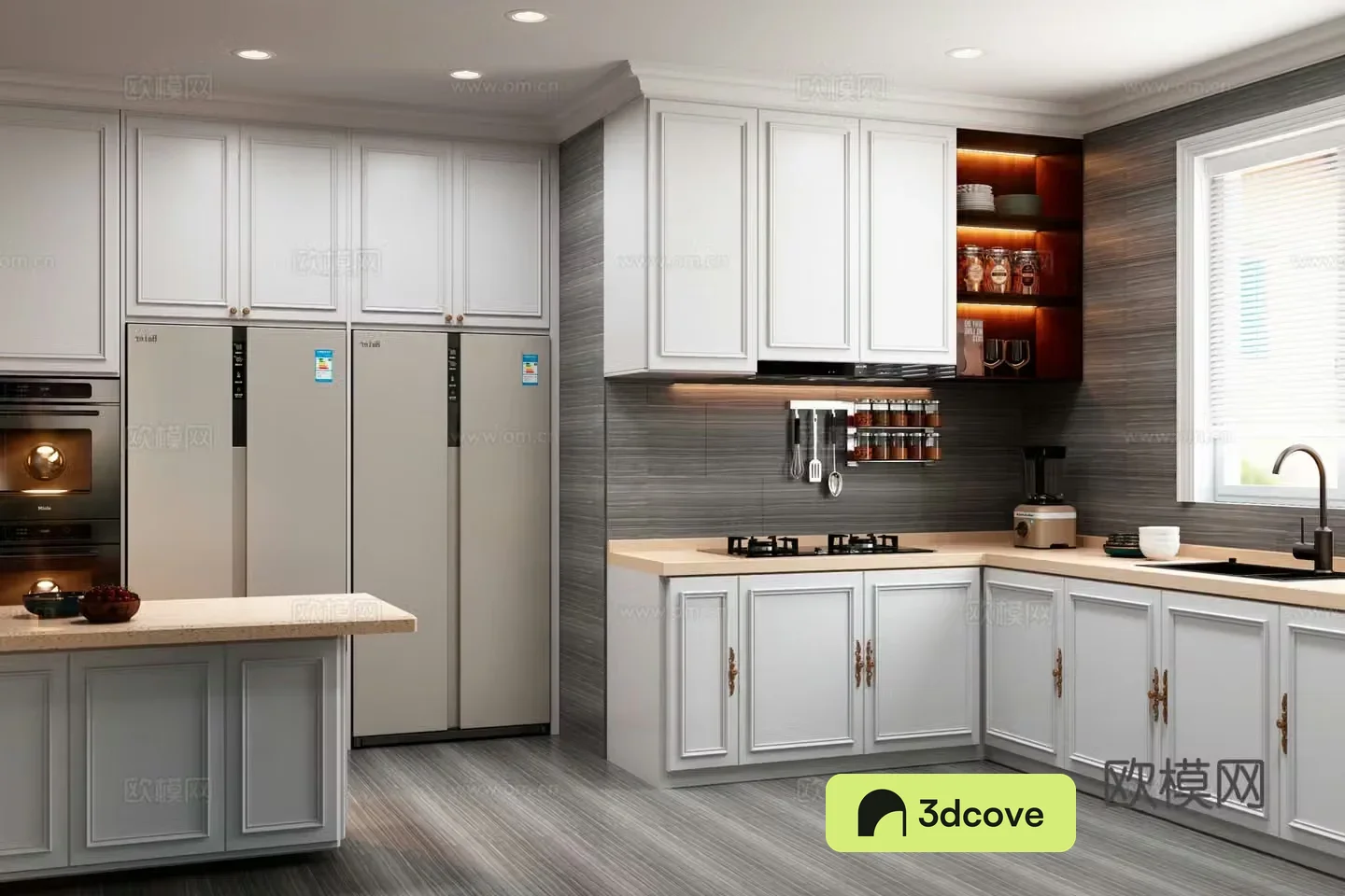 European kitchen combination