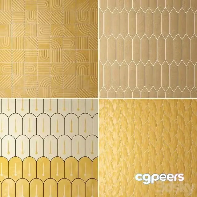 3ds Max Free – Yellow tile