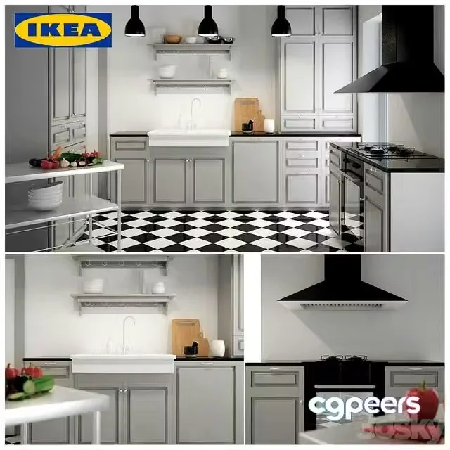 3ds Max Free – IKEA KITCHEN