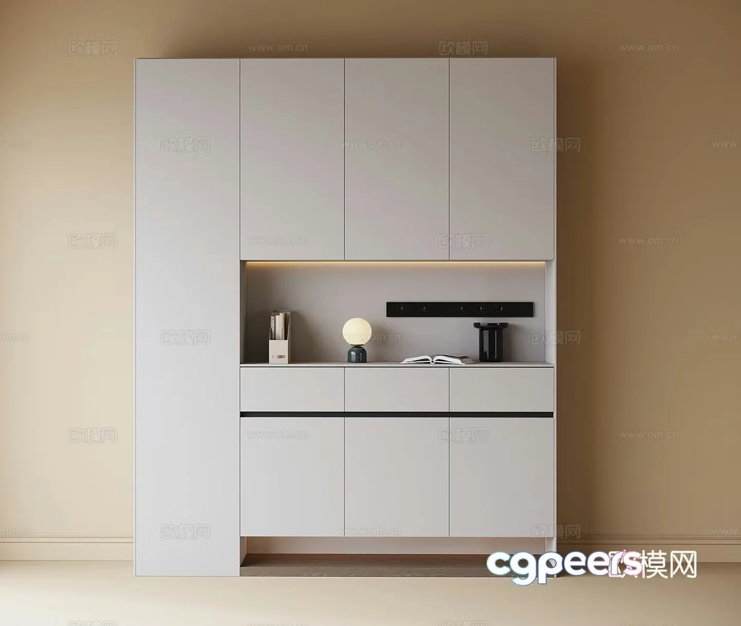 Modern sideboard 3D model