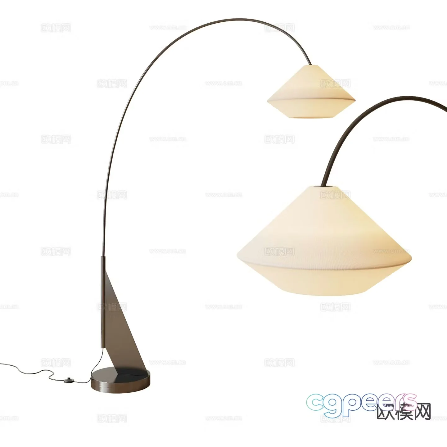 Arc floor lamp 3d model