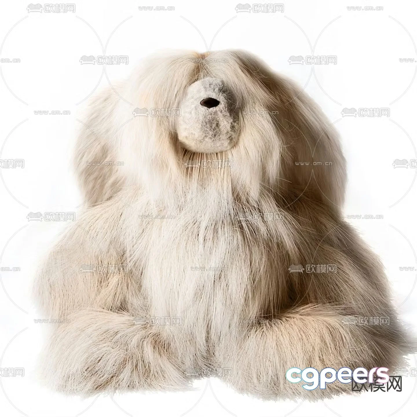 stuffed toy toy dog â€‹â€‹doll 3d model