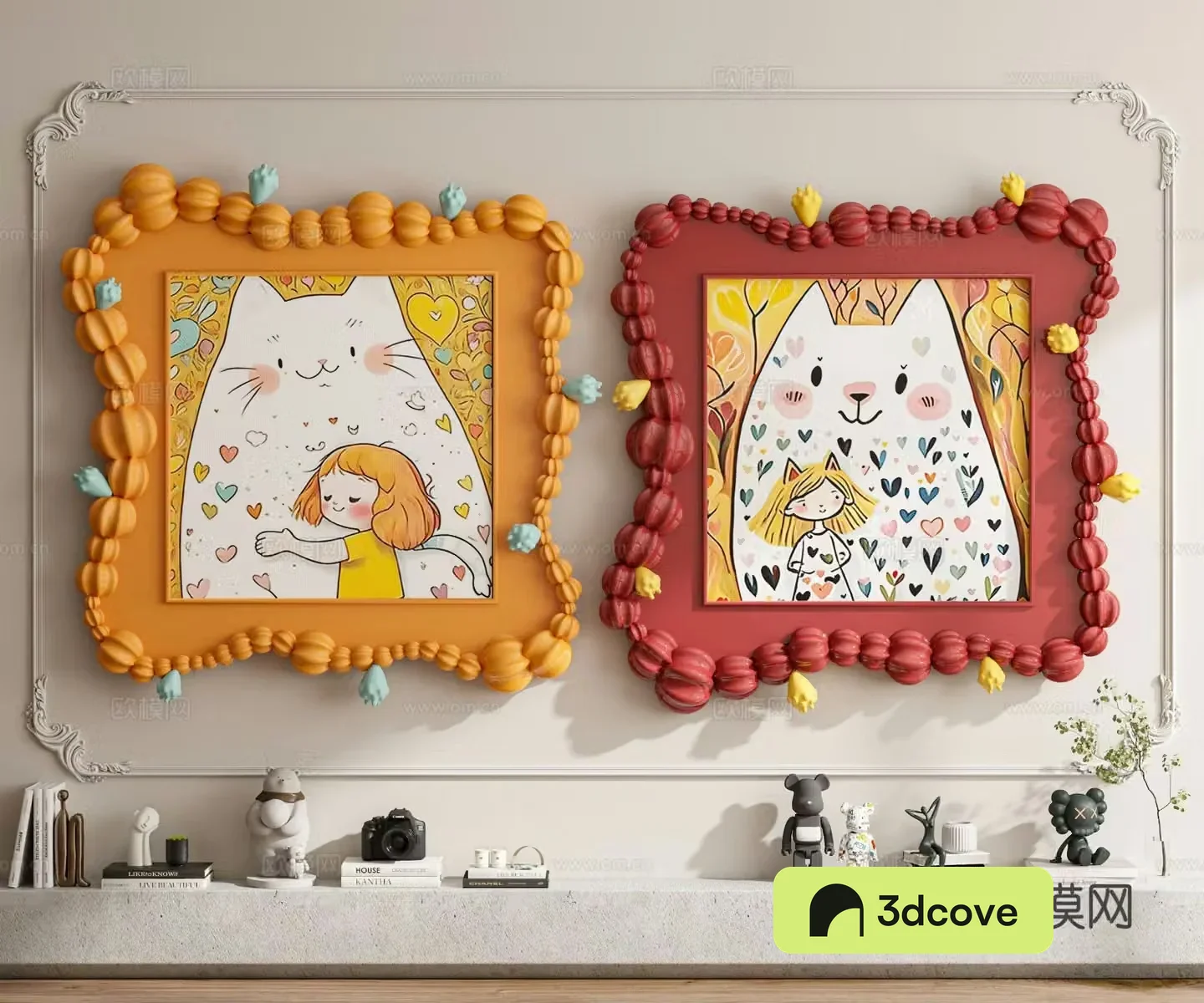 Dopamine children’s room hanging painting decorative painting