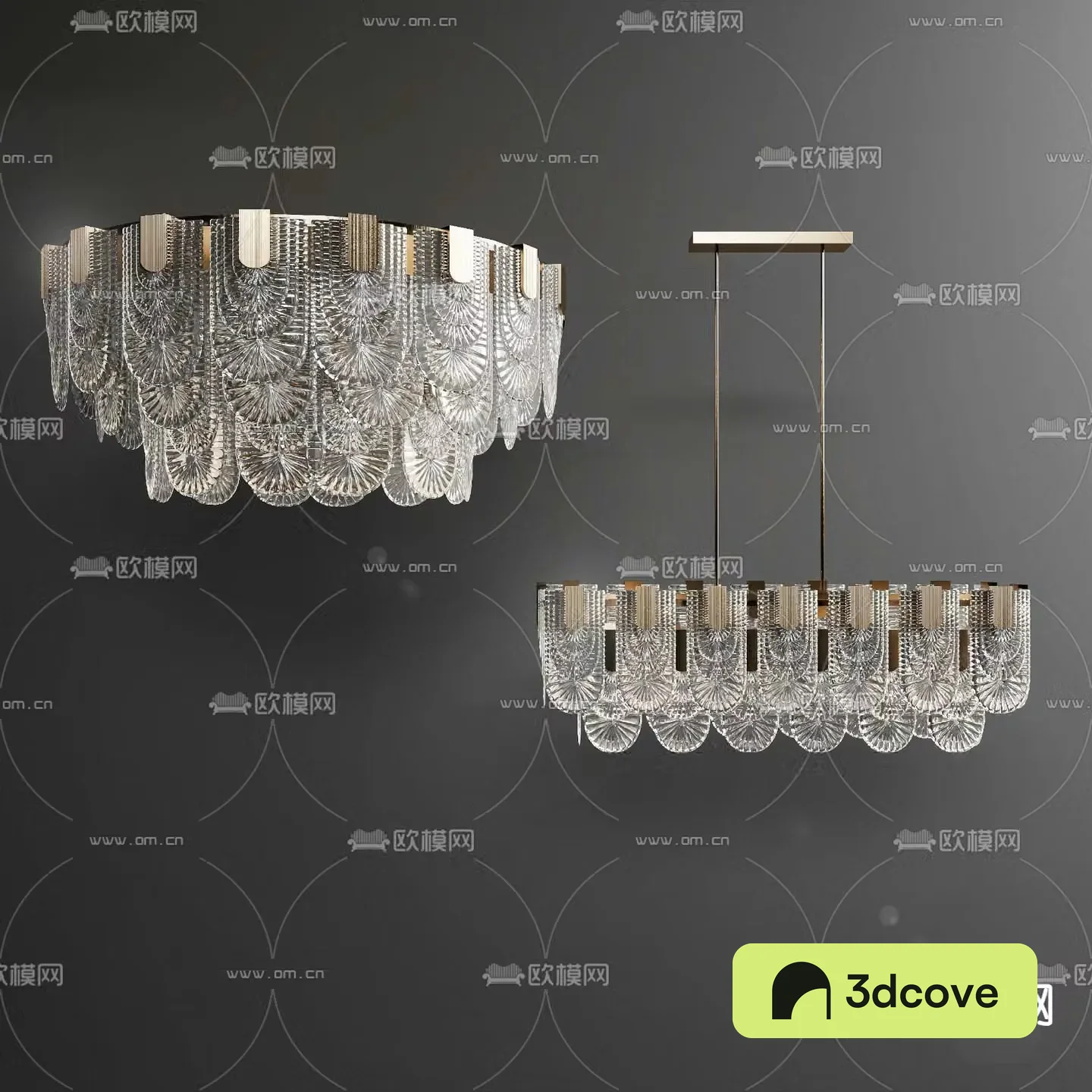 Light luxury chandelier crystal chandelier