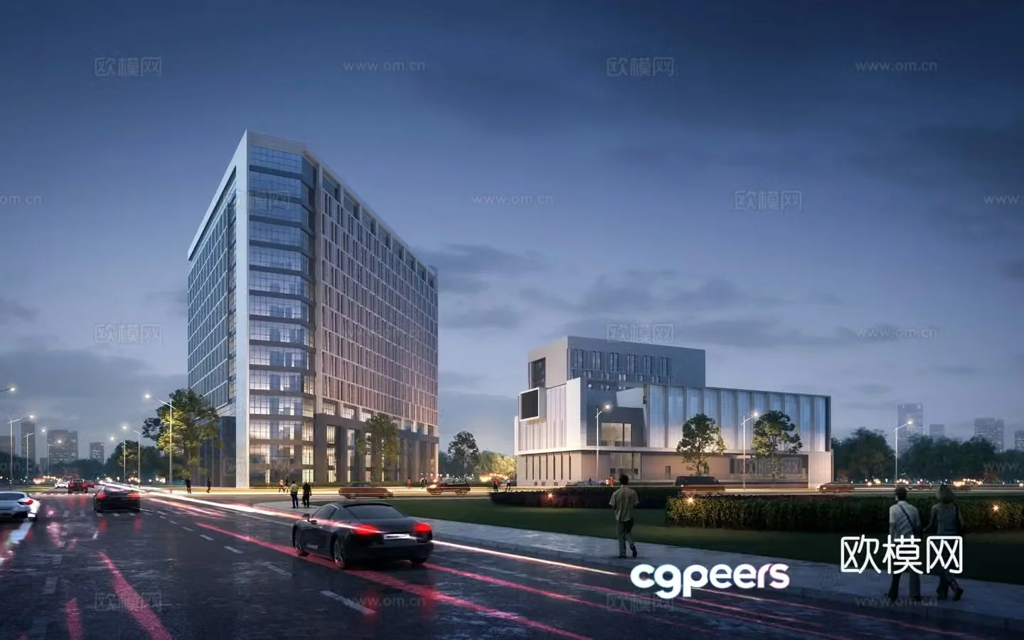 State Grid Office Building 3D Model