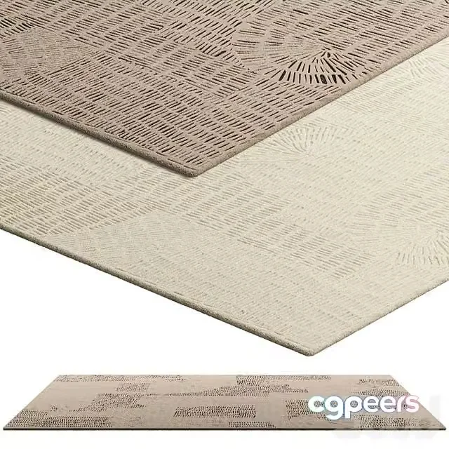 3ds Max Free – Poliform Trace Rectangular Rug (2 colors)