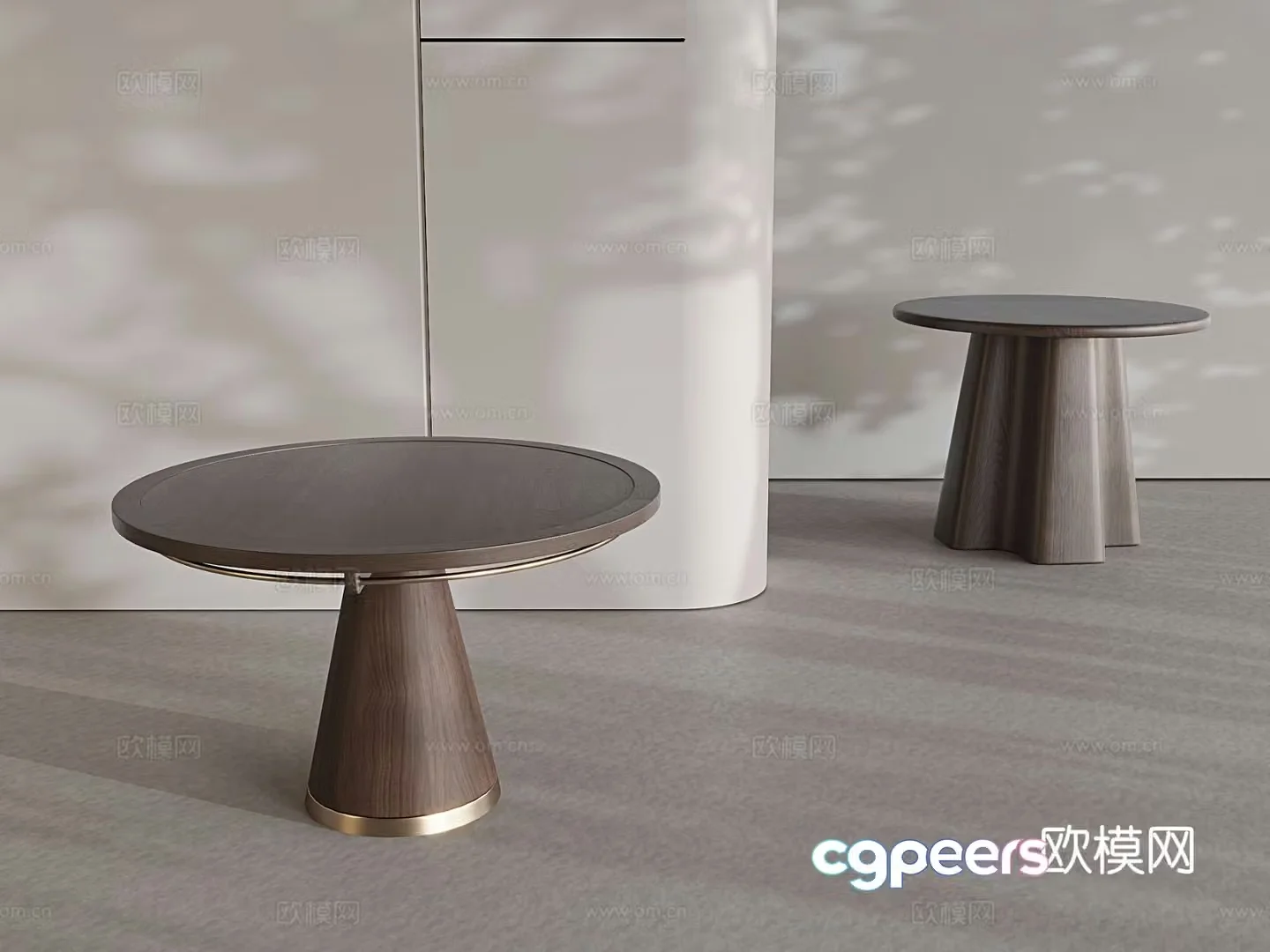 Light luxury coffee table 3D model