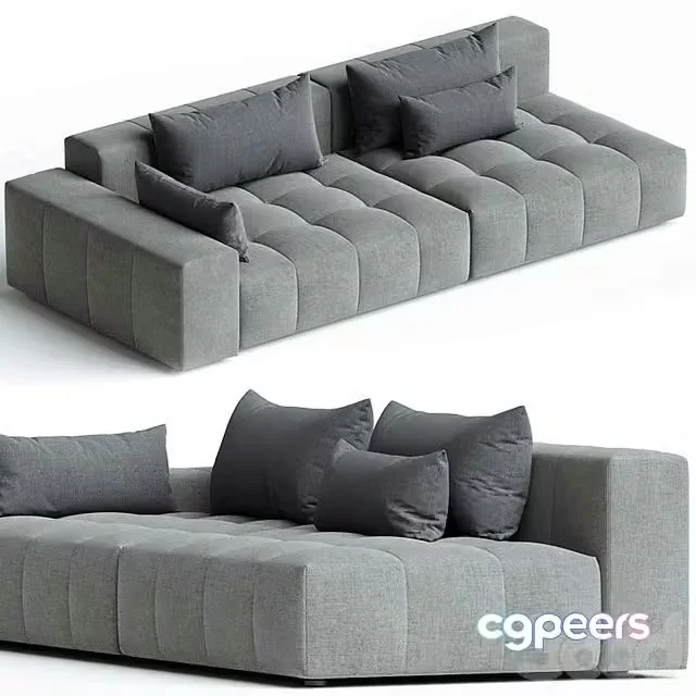 3ds Max Free – Bubble Soft 270x120cm modular sofa
