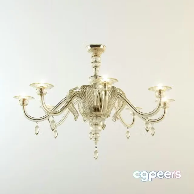 3ds Max Free – Barovier & Toso Chandelier