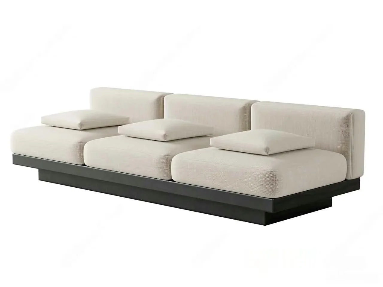 Modern White Sofa 3D Model – 10915 – VRAY Render
