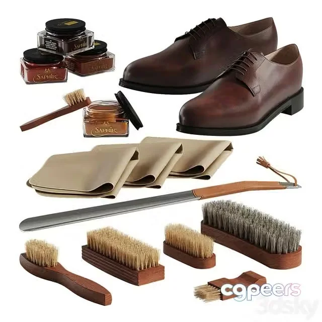 3ds Max Free – Shoes accessories set 1