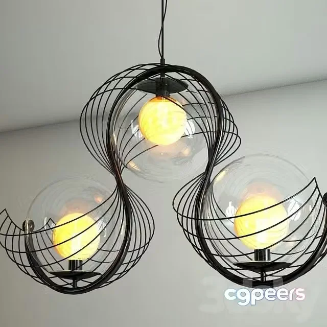 3ds Max Free – Industrial chandeliers