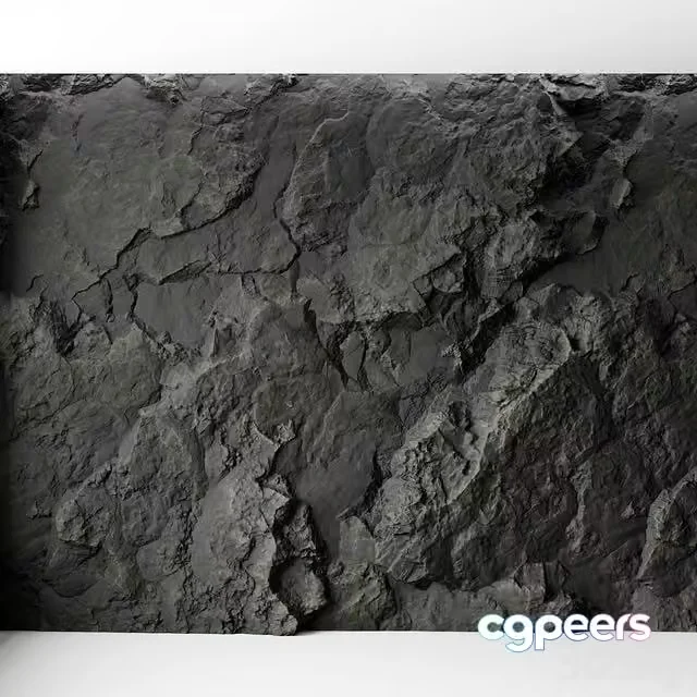 3ds Max Free – Rock cliff wall №9