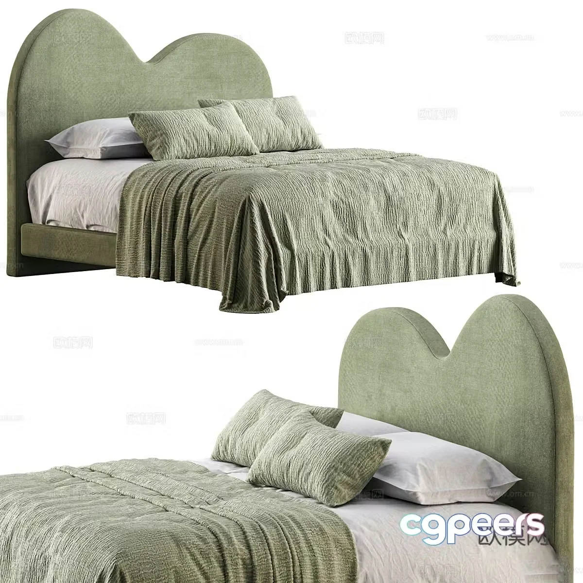 Modern McMullin & Co Children’s Bed 3D Model