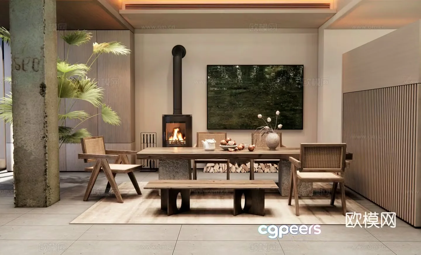 Wabi Sasaki Restaurant 3D Model