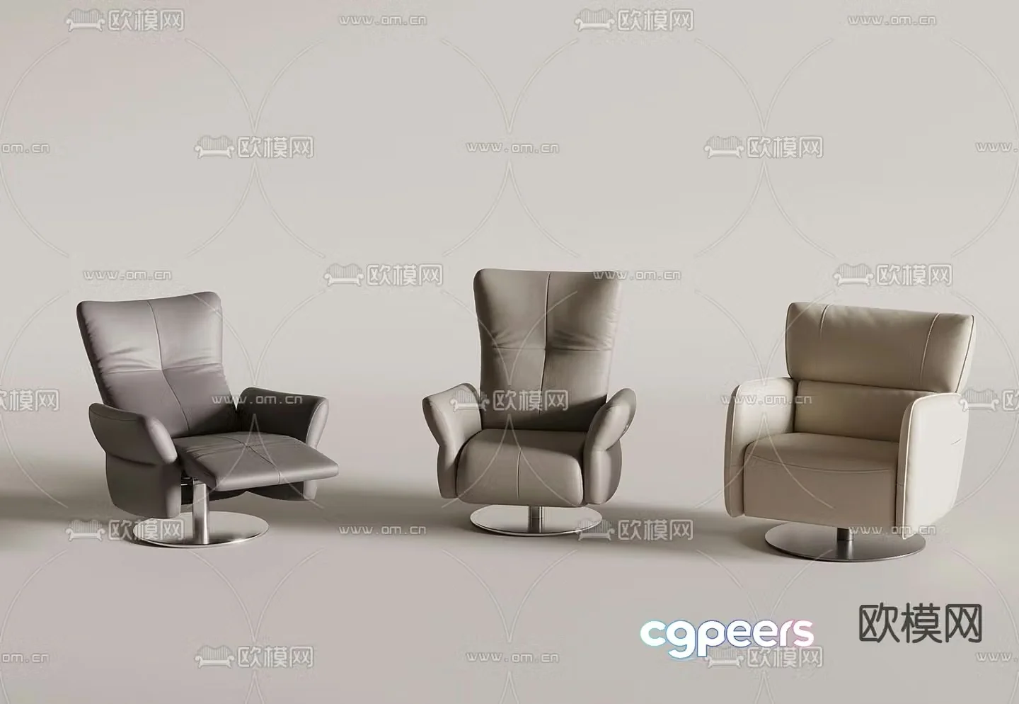 Office chair executive chair boss chair sofa chair 3d model