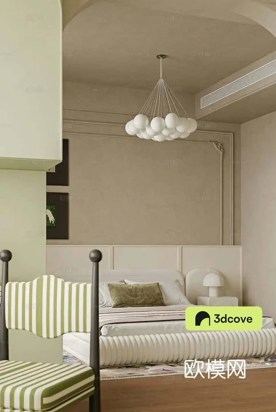 Middle-aged children’s room 3D model