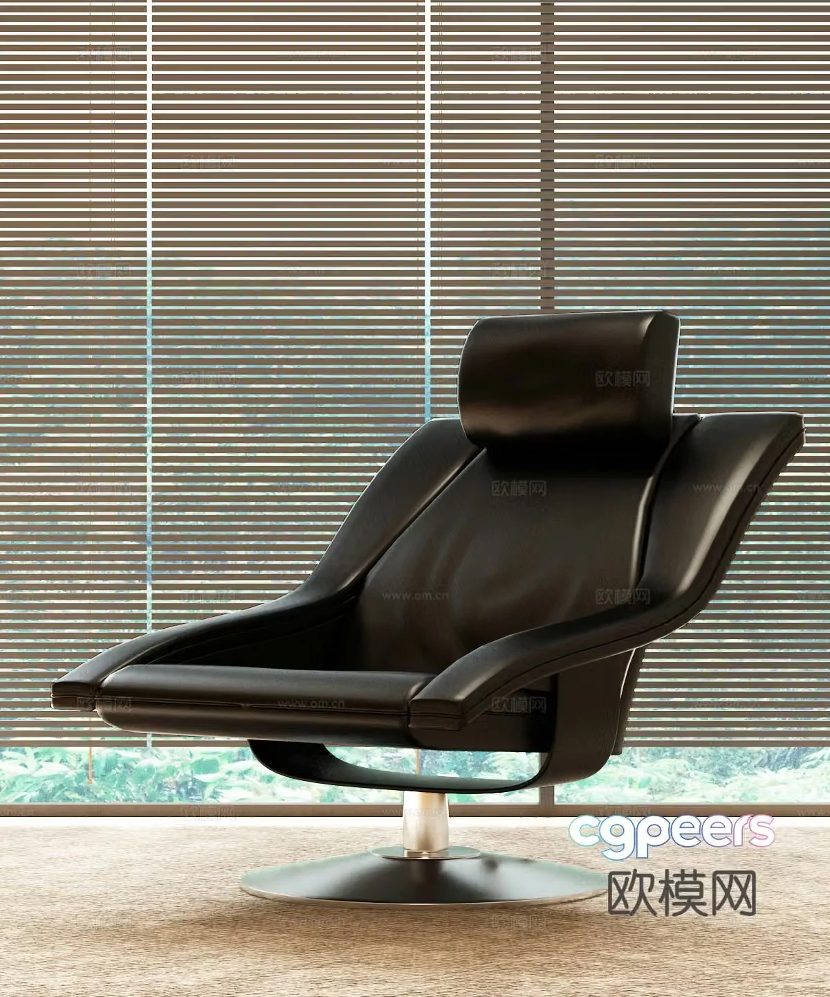 Modern casual chair Modern minimalist casual chair Modern Italian casual chair 3d model