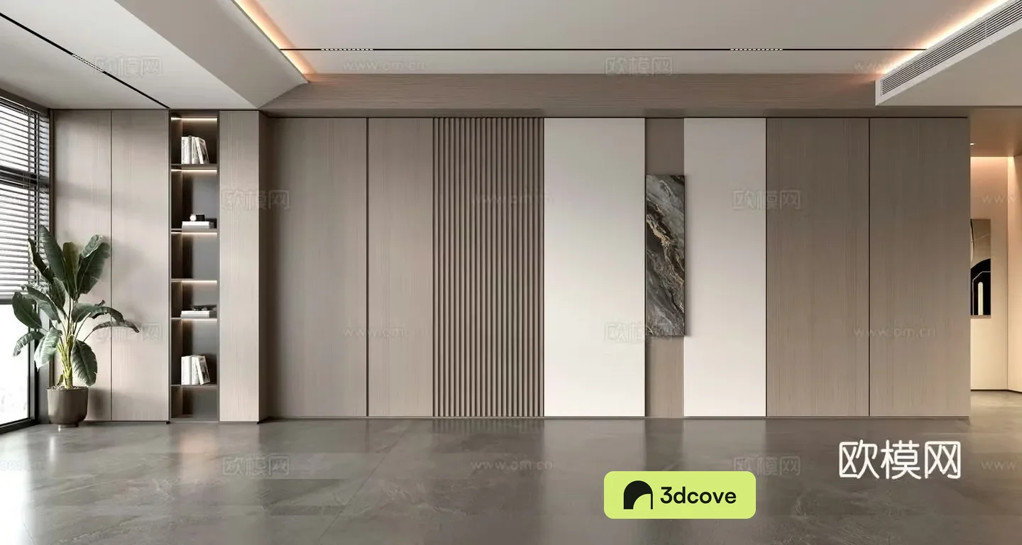 Modern sofa background wall