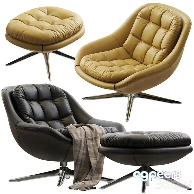 3ds Max Free – Kendall Chair by MINOTTI