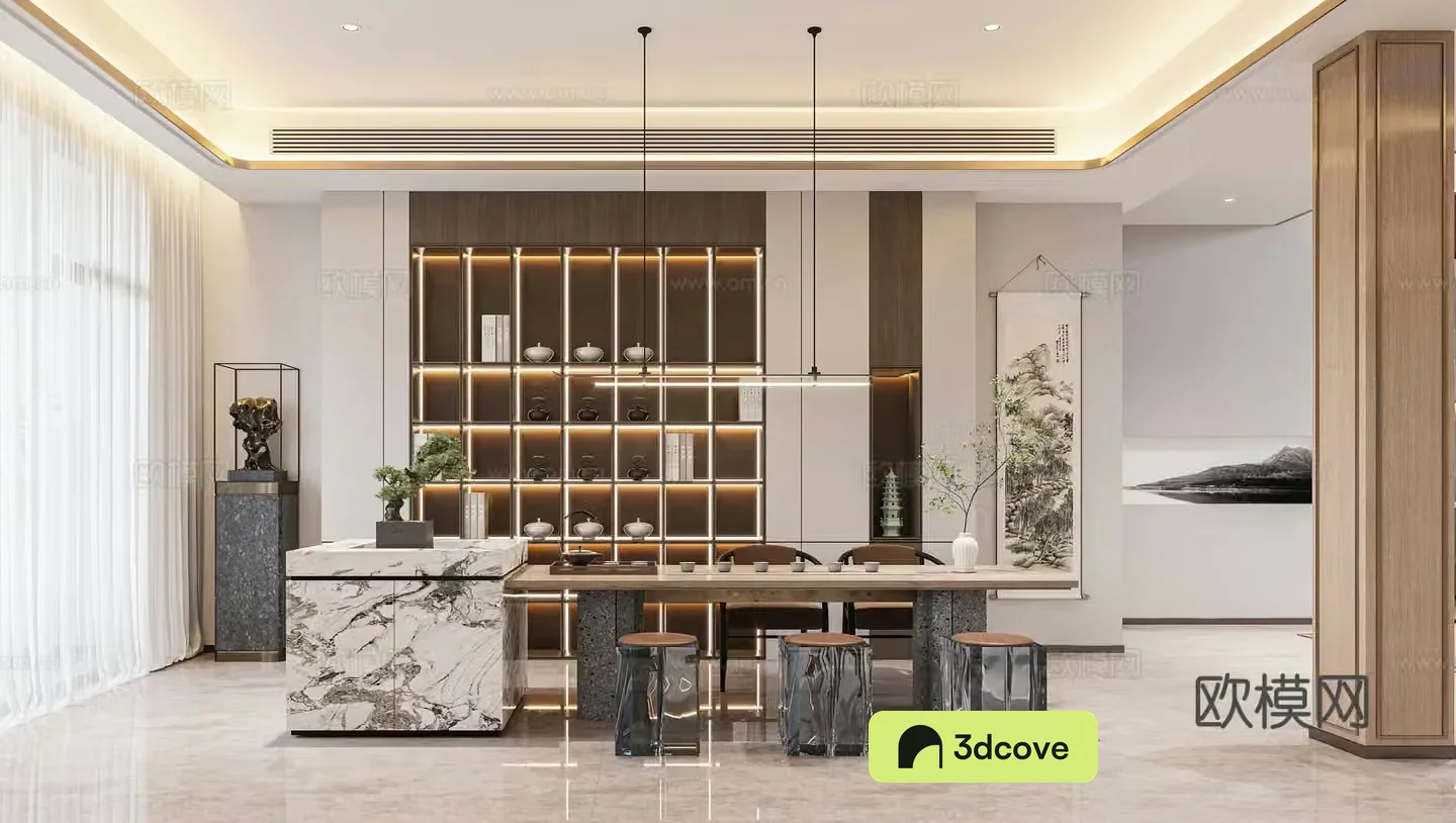 New Chinese tea room