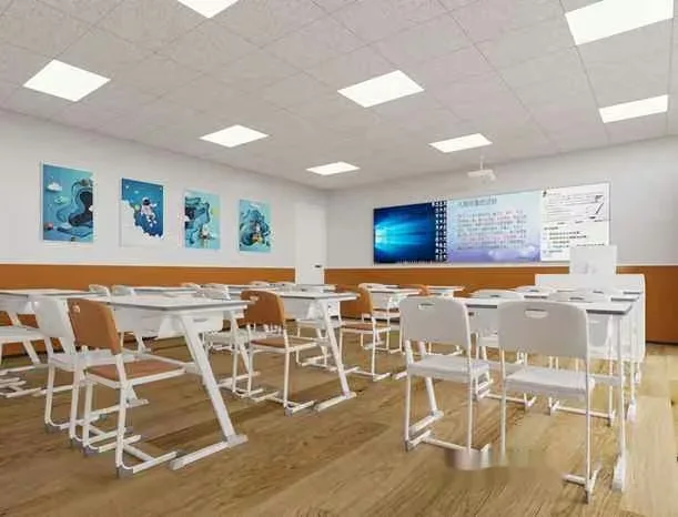 Modern Classroom 3D Model – 20315 – CORONA Render