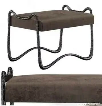 Modern Brown Bench 3D Model – 17850 – VRAY Render