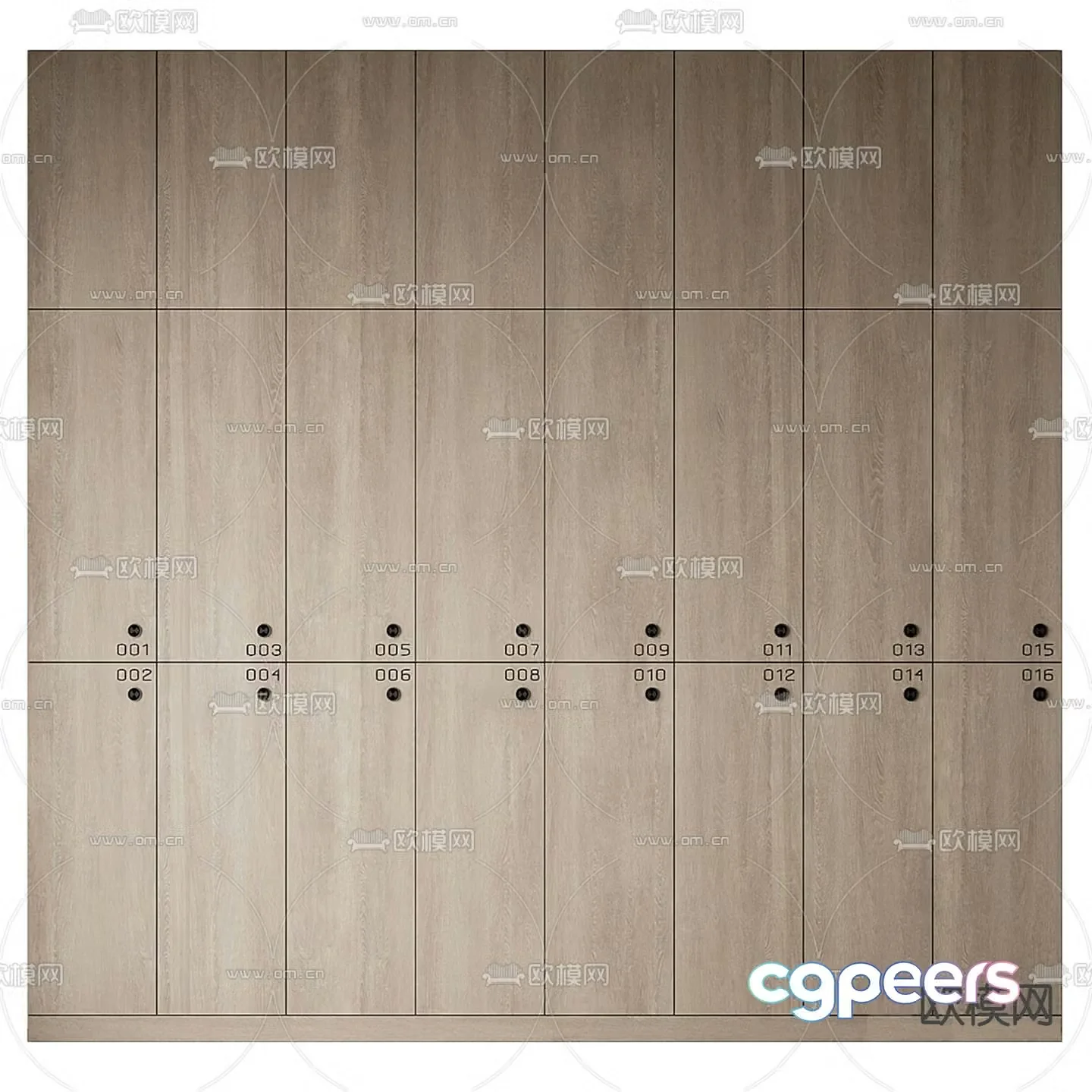 Storage cabinet storage cabinet locker 3d model