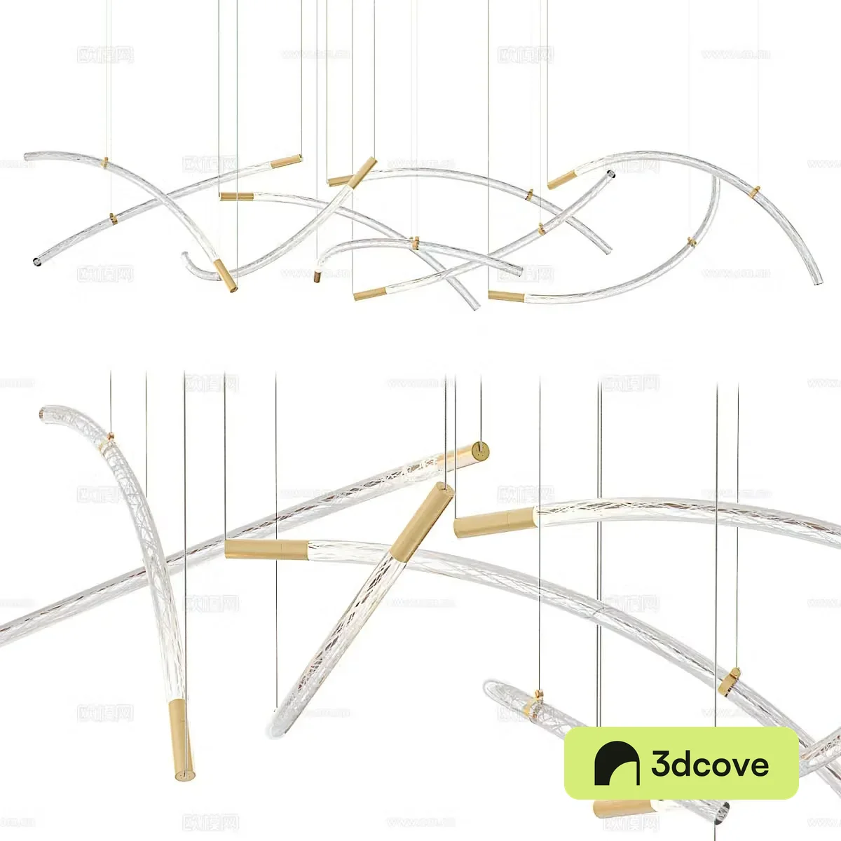 Modern light luxury Bomma Flare decorative chandelier
