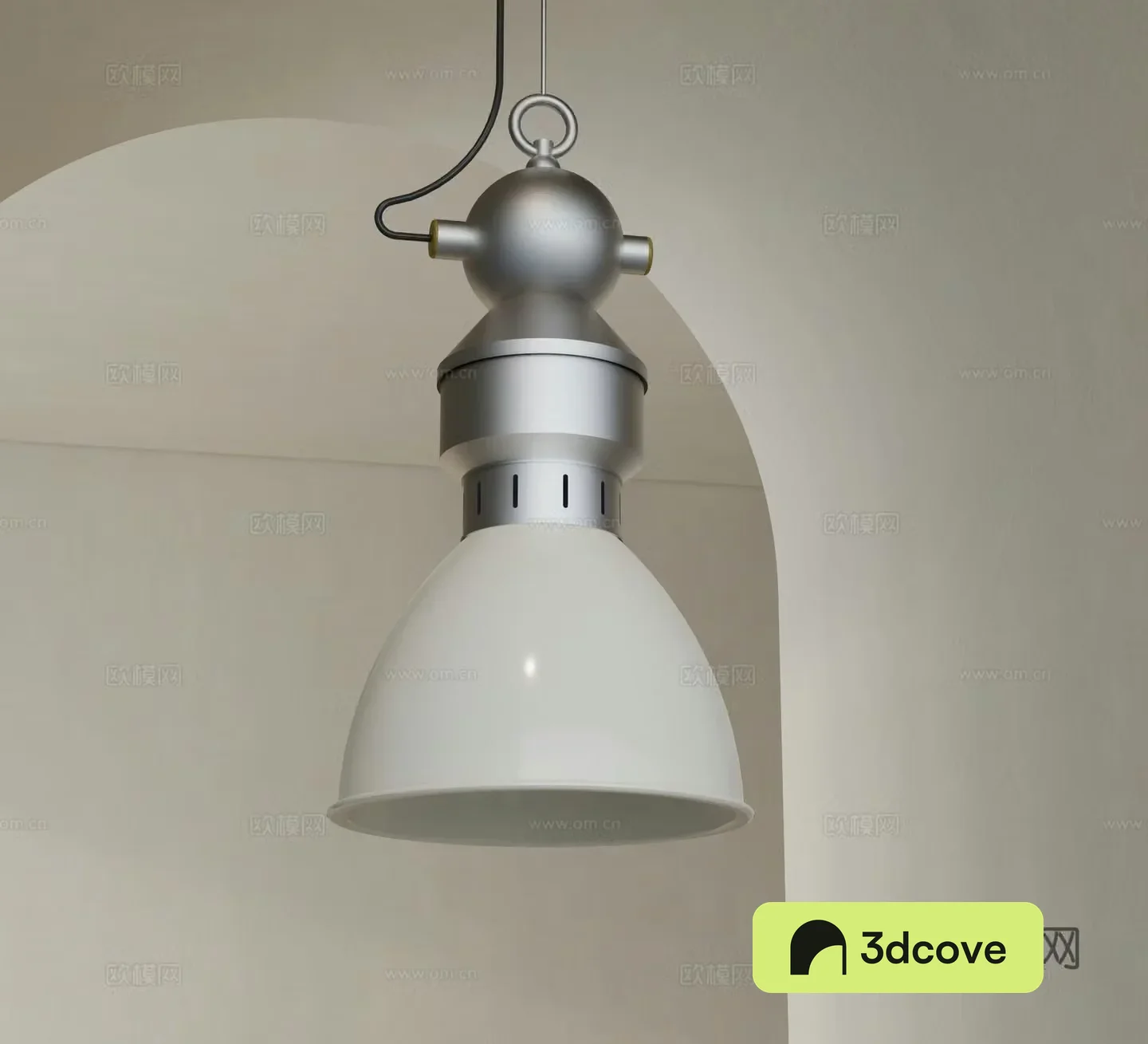 Industrial style small chandelier
