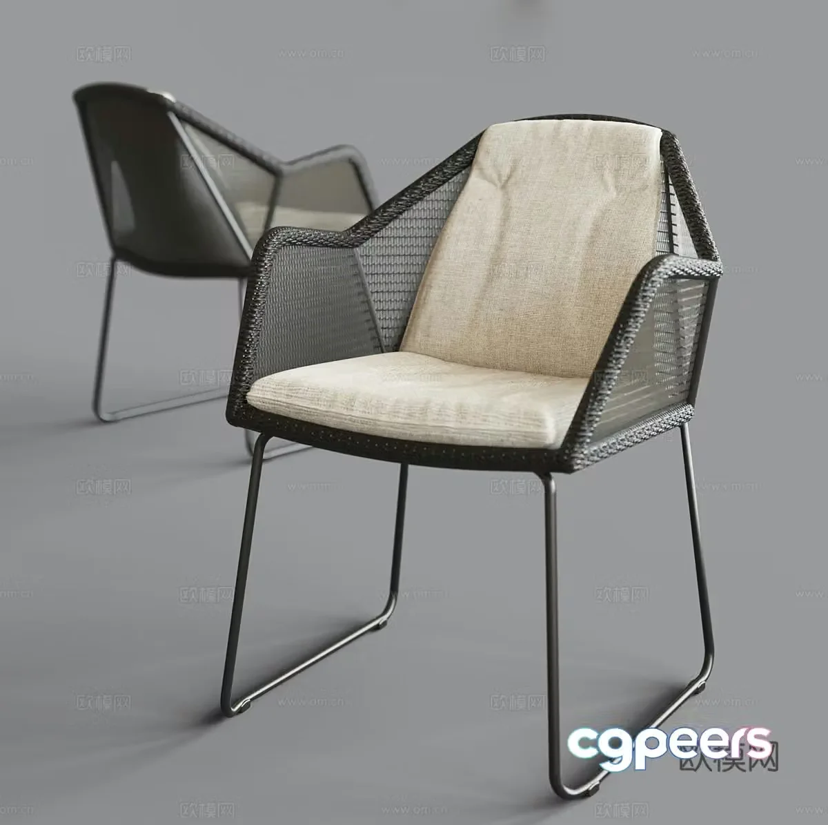 Dining chair 3d model