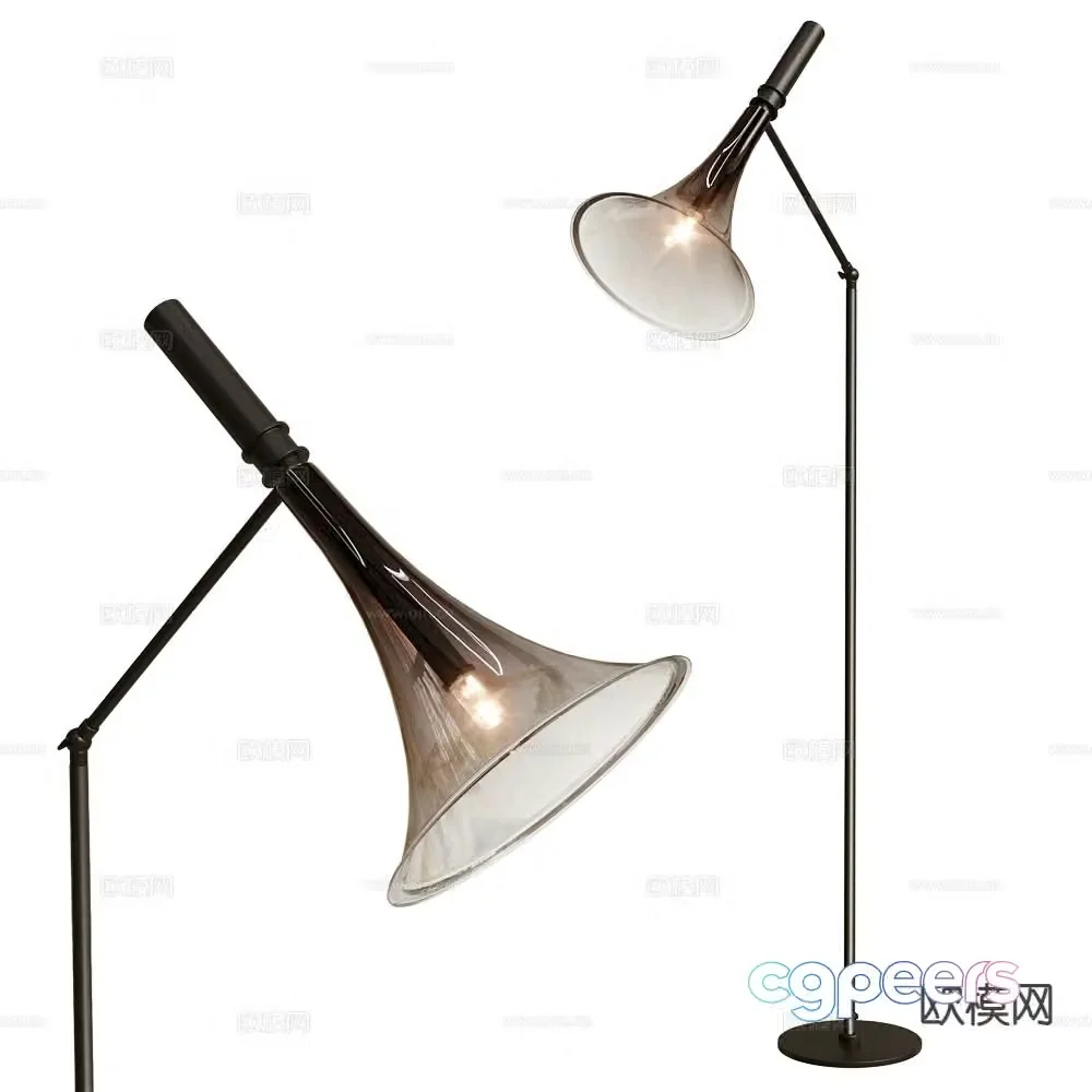 Italamp glass floor lamp 3d model