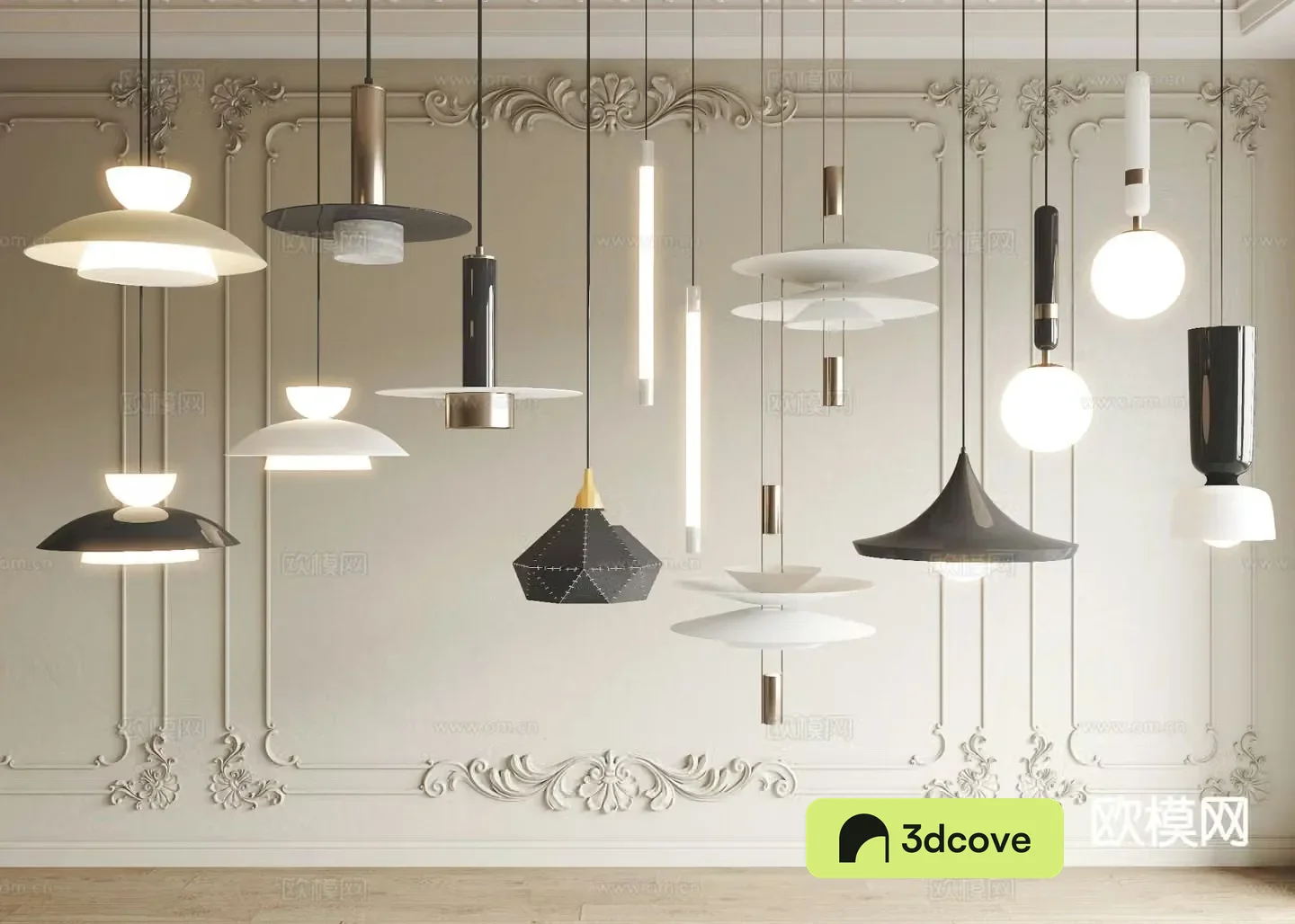 Bedside small chandelier