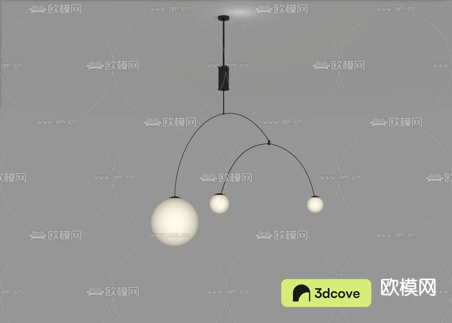 Minimalist chandelier restaurant chandelier