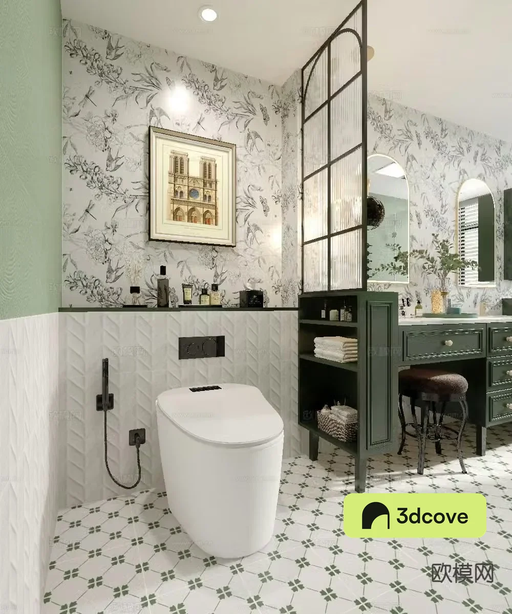French toilet bathroom toilet