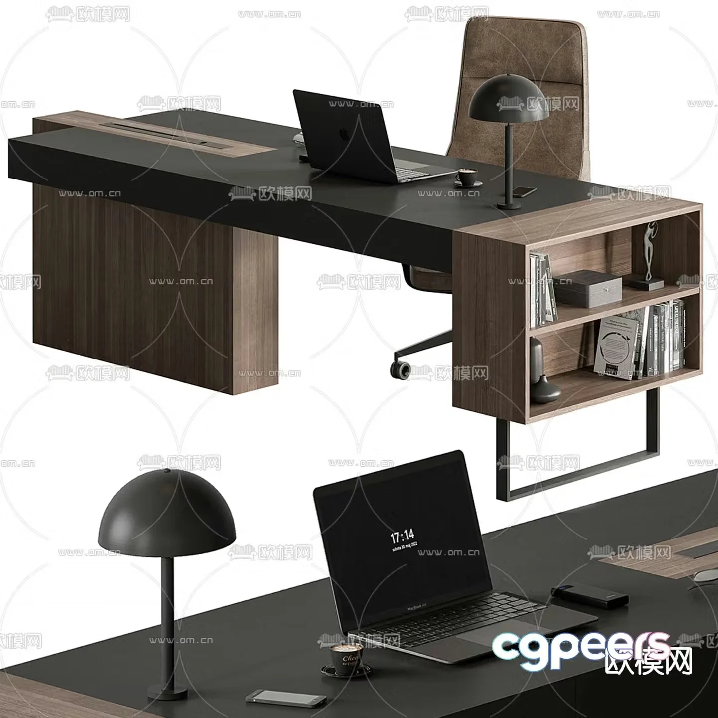 Executive desk boss desk executive desk 3d model
