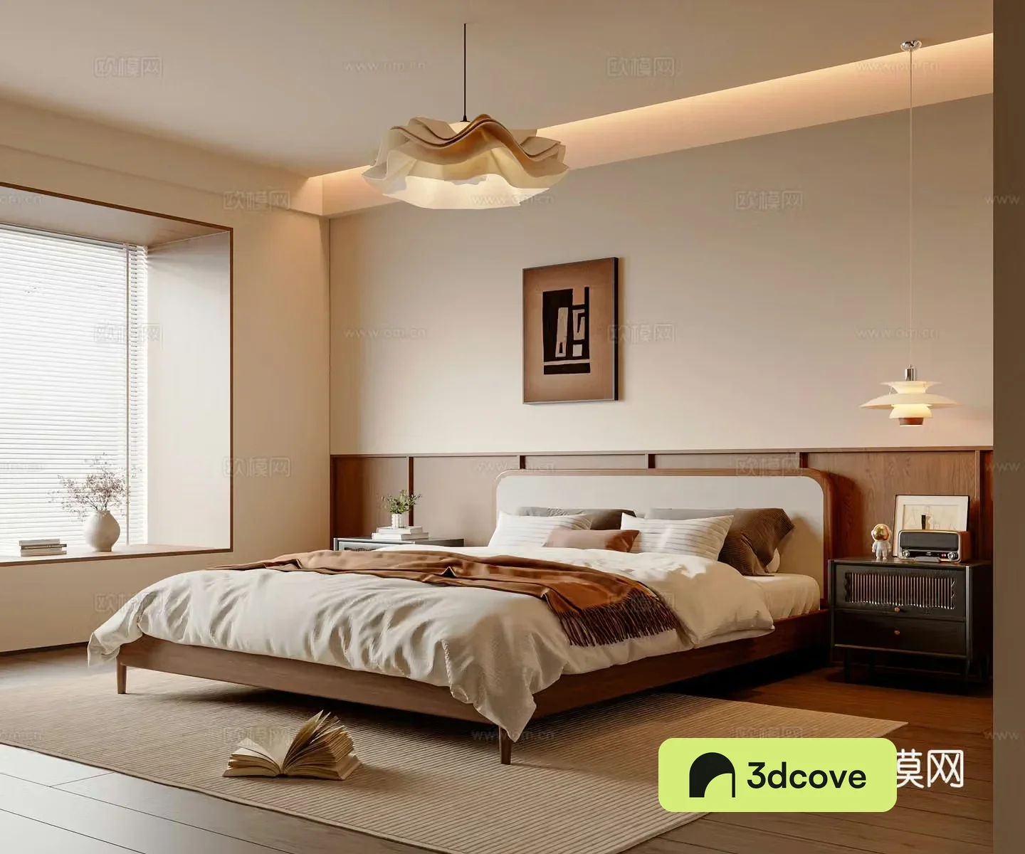 Middle Ages Wave Saliva Bedroom 3D Model