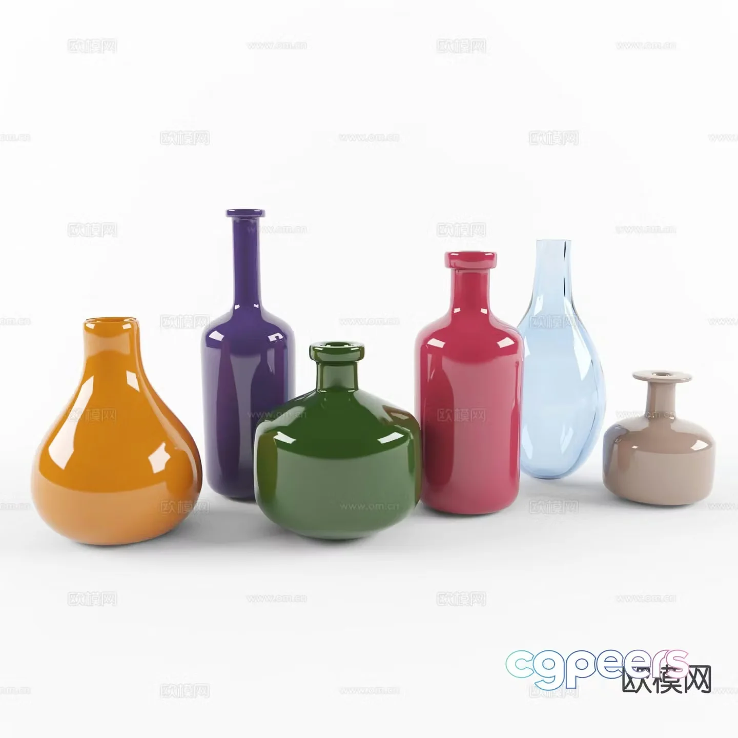 Modern vase vessel 3d model
