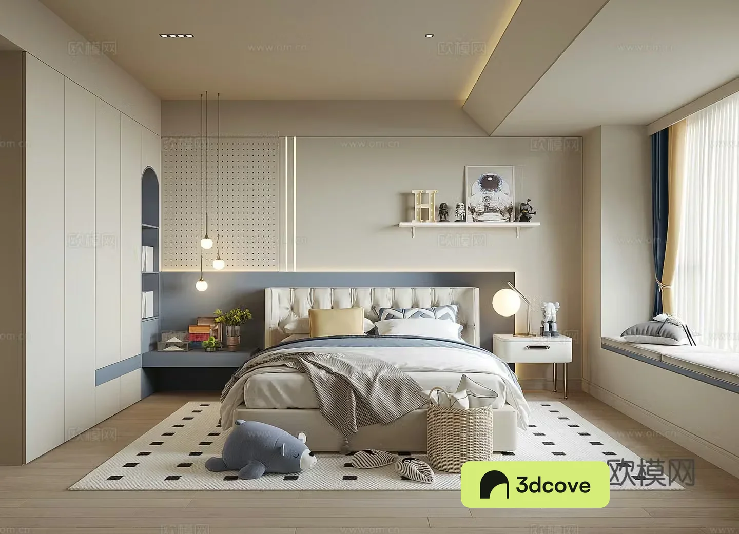 Modern children’s bedroom