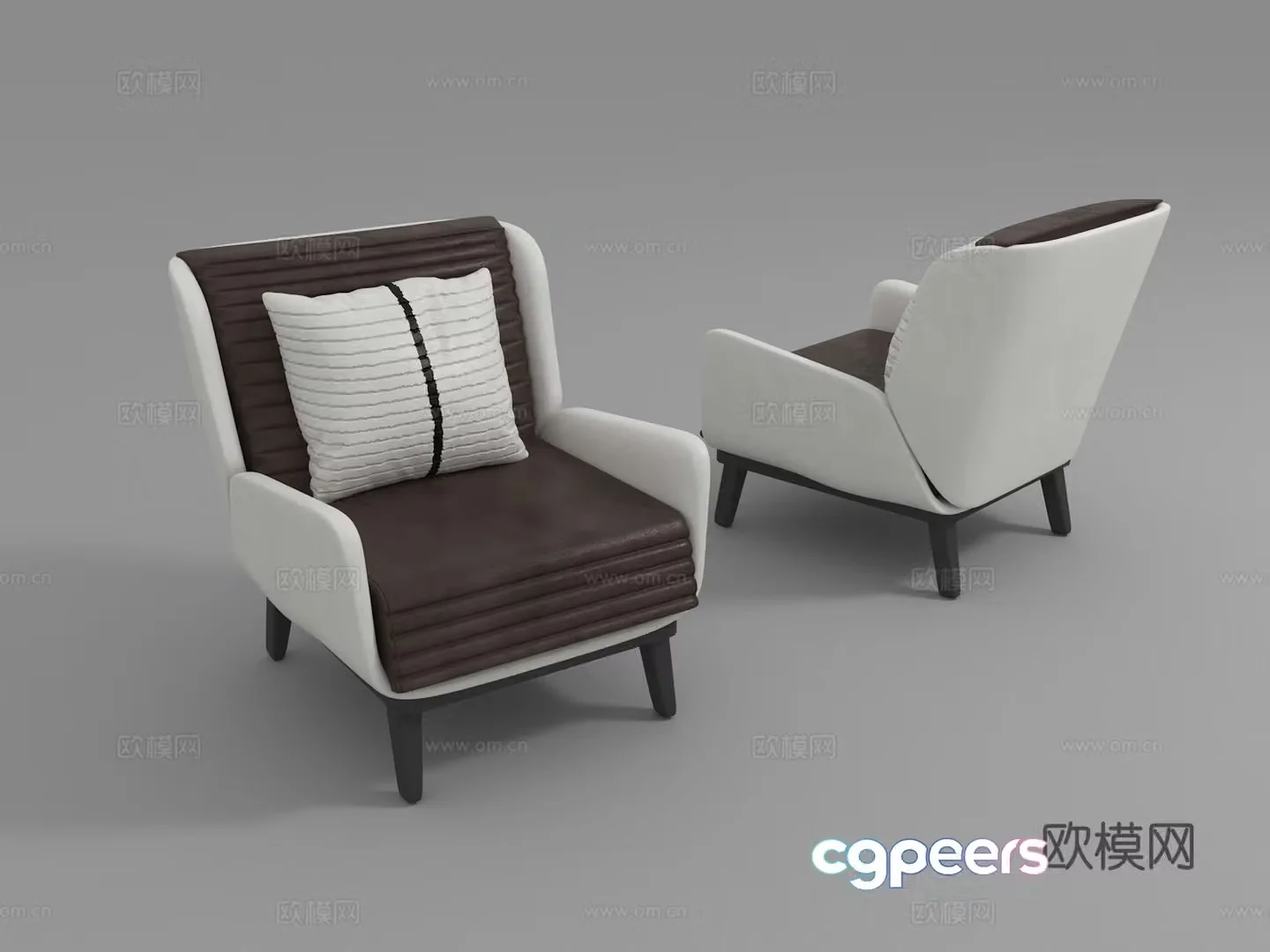 Modern leisure chair 3d model