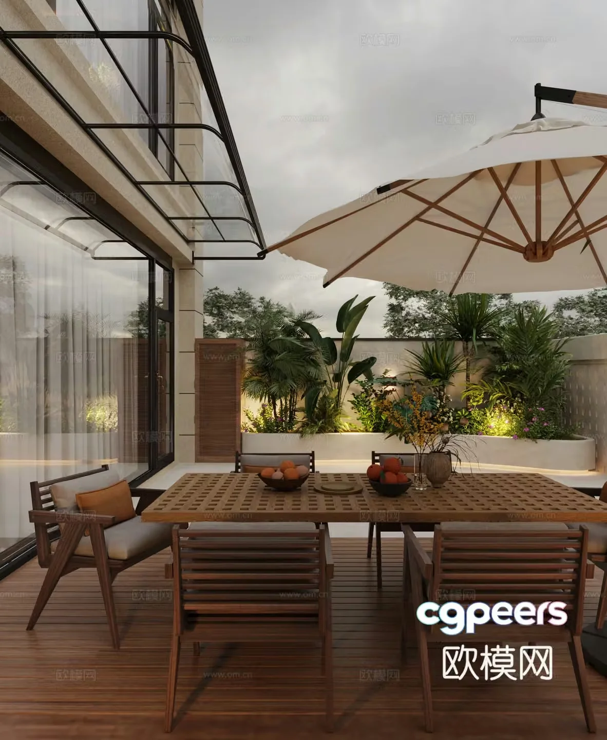 Garden 3d model