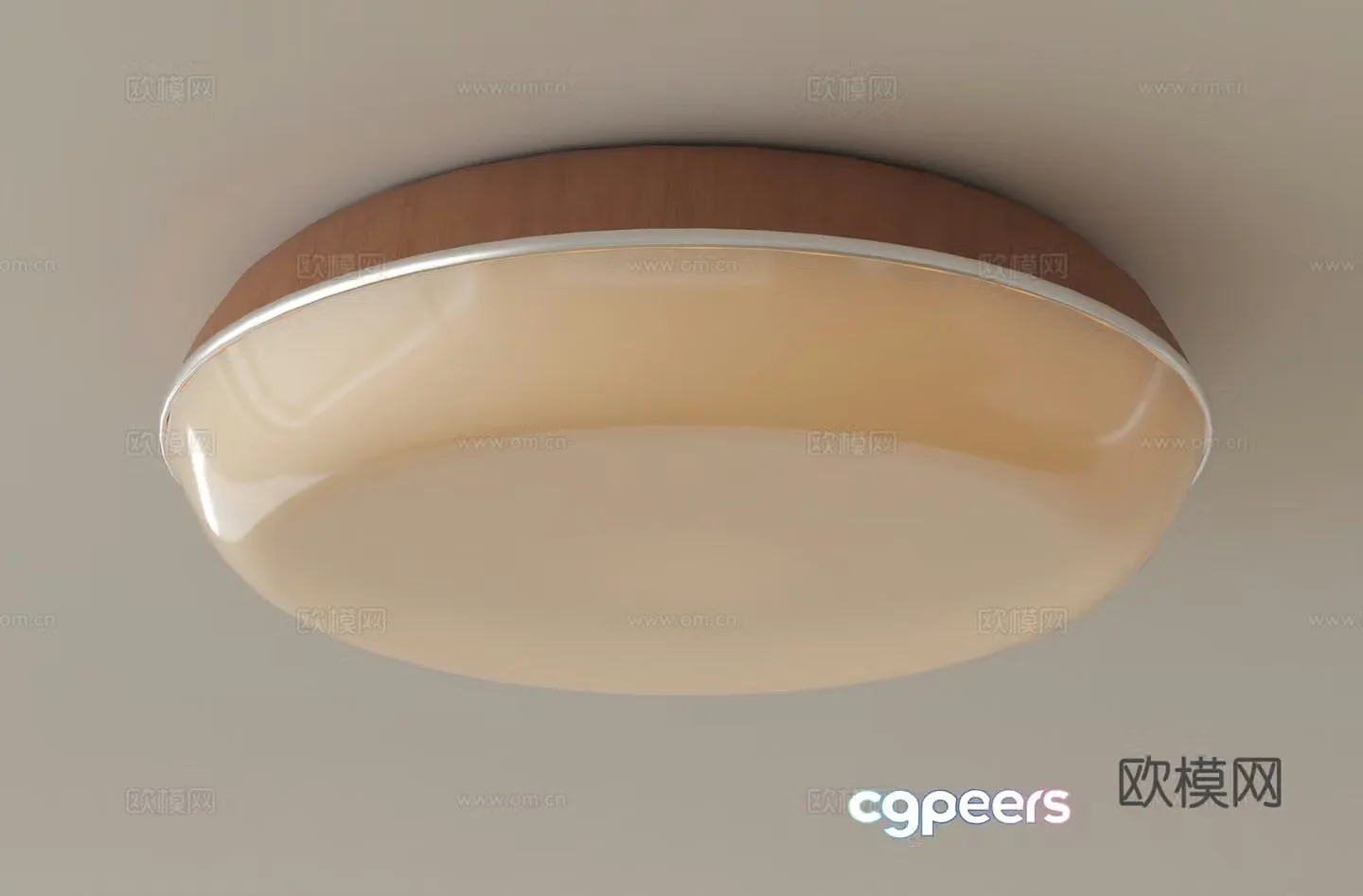 Modern medieval ceiling light Bedroom ceiling light Creamy air ceiling light Round ceiling light Children’s room 3D model