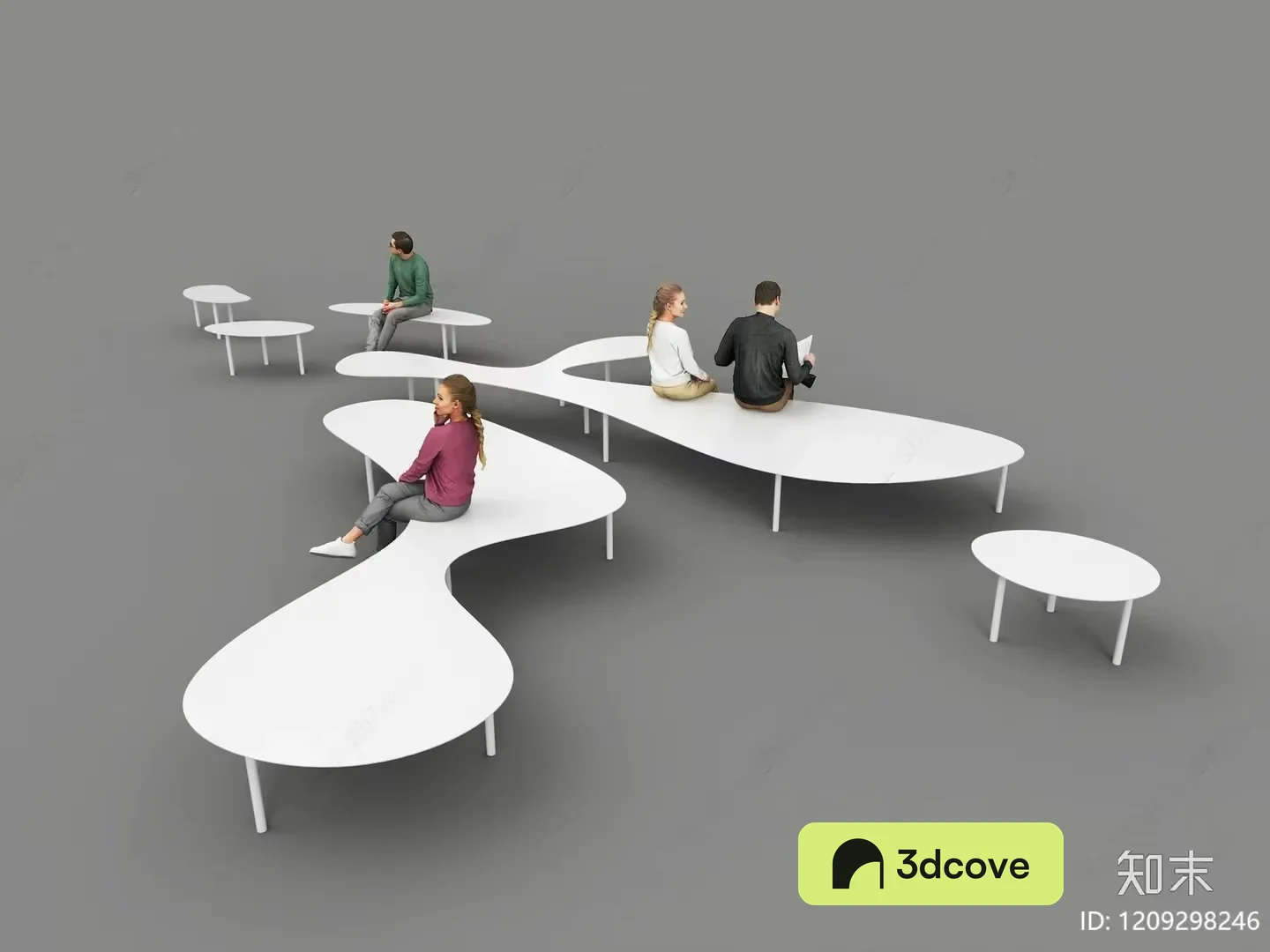 People Sitting On White Tables