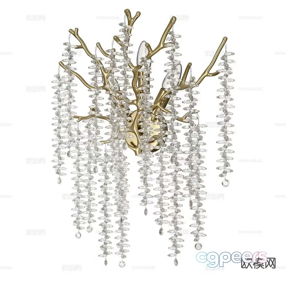 Stilfort crystal wall light 3d model