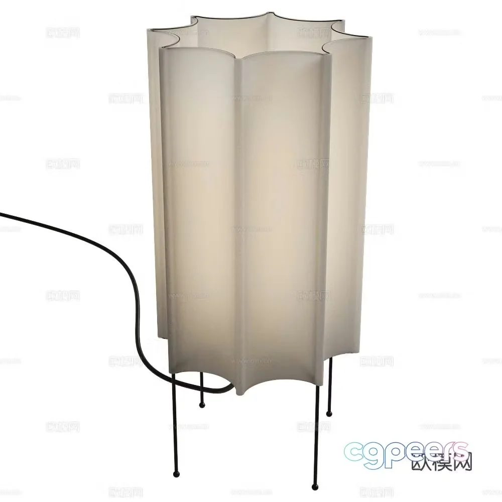 Punt modern minimalist desk lamp 3d model