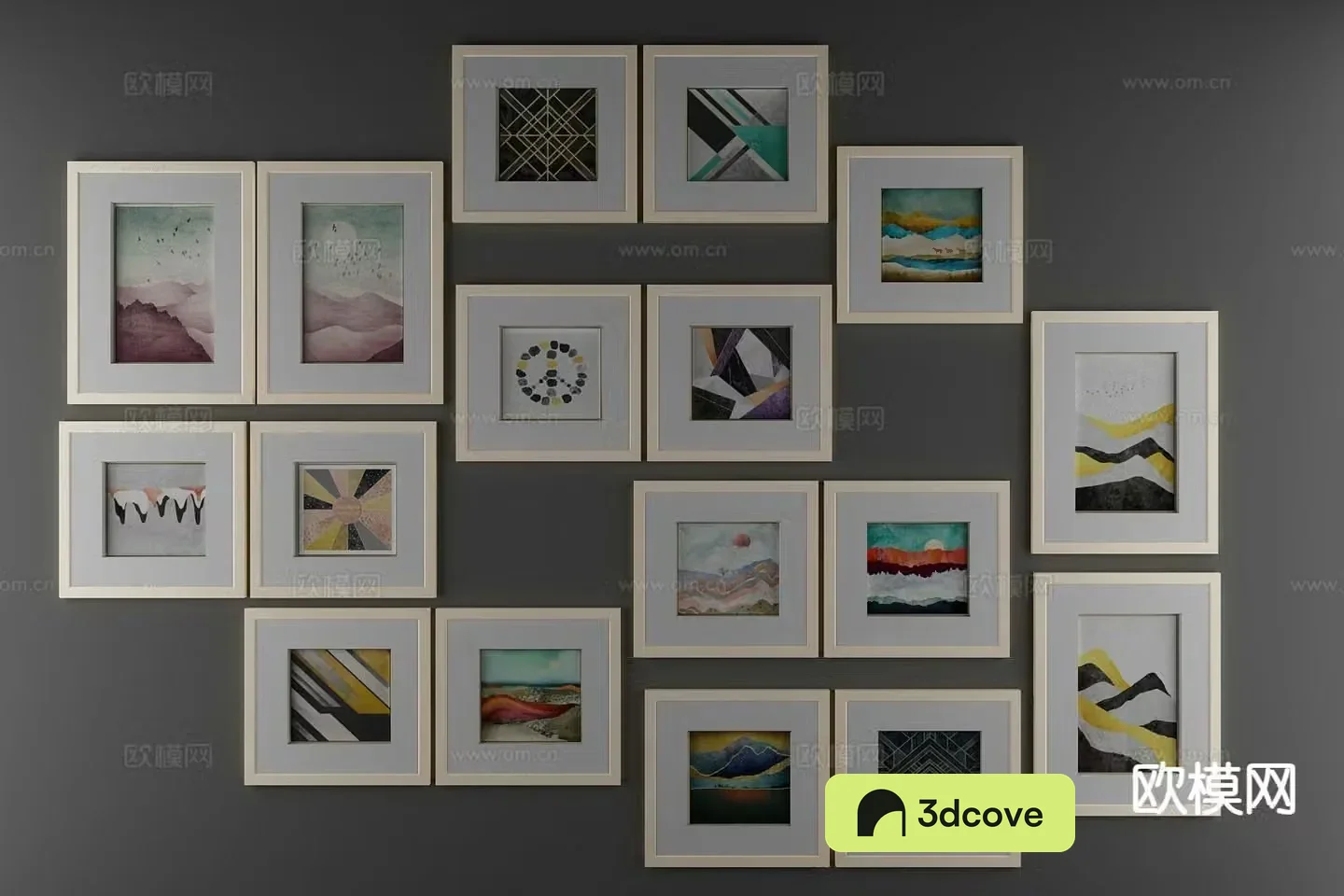 Decorative painting simple painting hanging painting